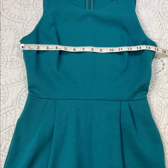 Madewell Teal Sleeveless Fit and Flare Mini Dress - Women’s XS - Picture 6 of 9